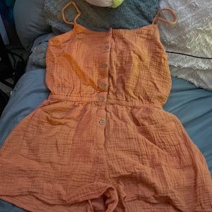 Orange romper